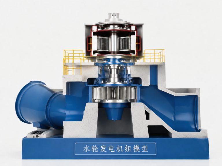 海口水轮发电机组剖视模型